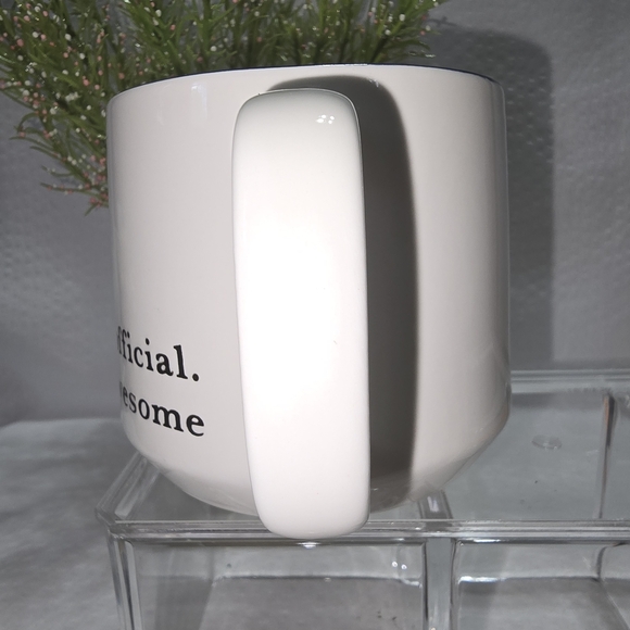 Threshold Cream Mug with Inspirational Text "Its Official, You're Awesome" - Picture 5 of 6